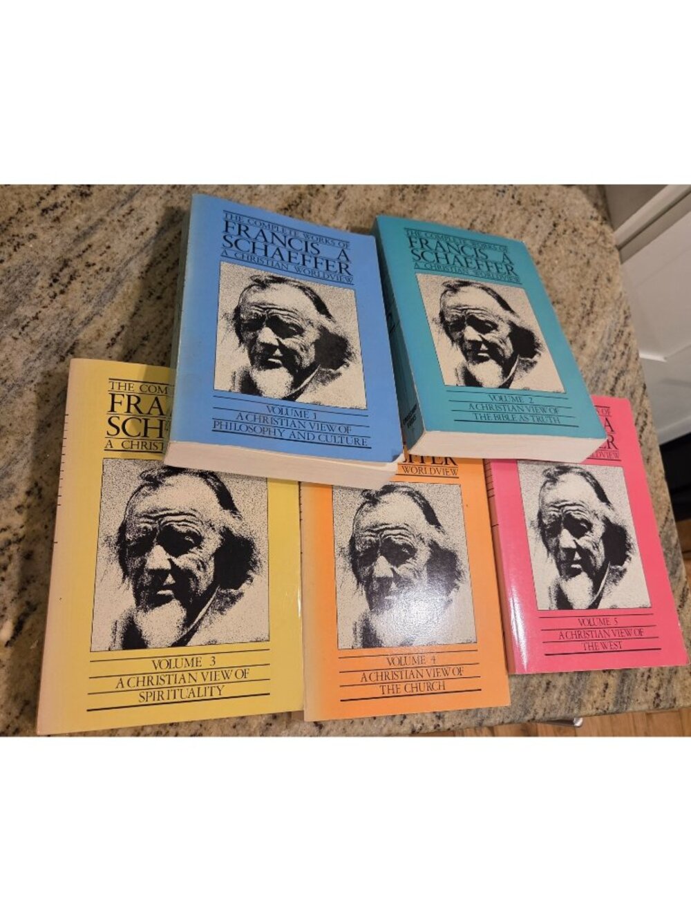 Complete Works of Francis Schaeffer 5 volume Christian Worldview of Spirituality